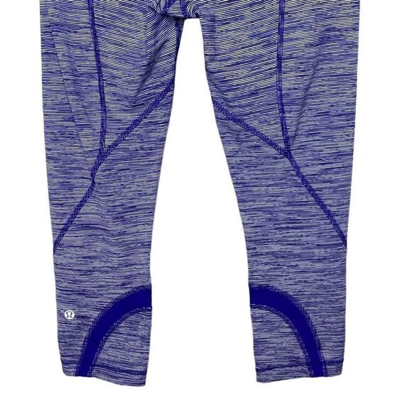 Lululemon Run Inspire Crop- Purple Space Dye - Picture 8 of 12